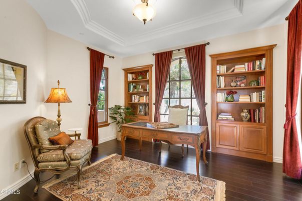 Home Office, Interior, Wood Texture Flooring