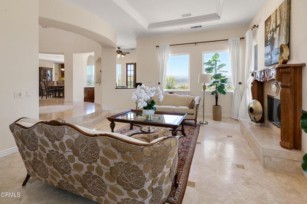 Dining room, Fireplace, Interior, Living room