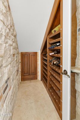 Interior, Stone Walls, Wine Storage