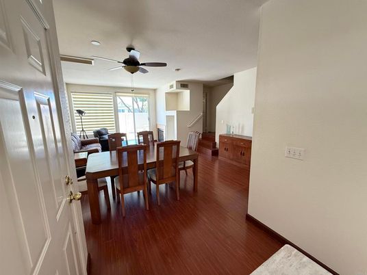 Dining room, Interior, Wood Texture Flooring