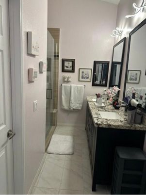 Bathroom, Glass Shower, Interior