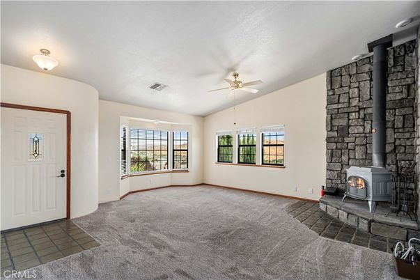 Empty room, Fireplace, Interior