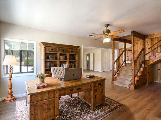 Home Office, Interior, Wood Texture Flooring