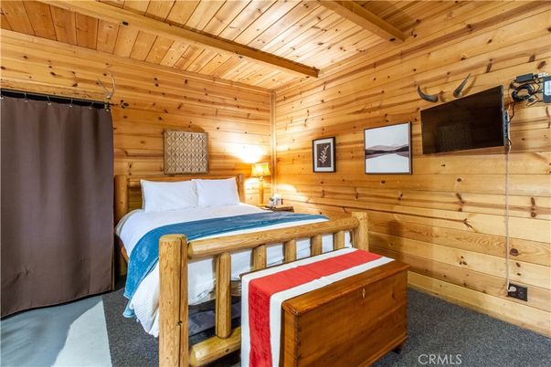 Bedroom, Interior, Wooden Beams, Wooden Ceilings, Wooden Walls