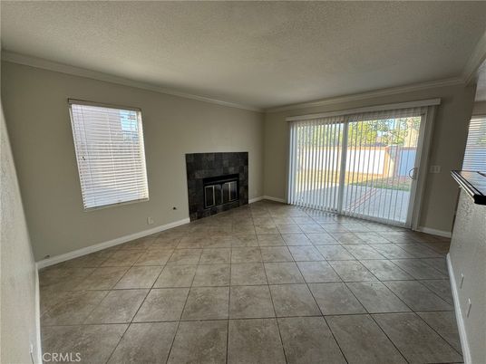 Empty room, Fireplace, Interior