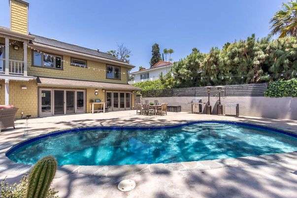 Exterior, Pool, Solar Panels