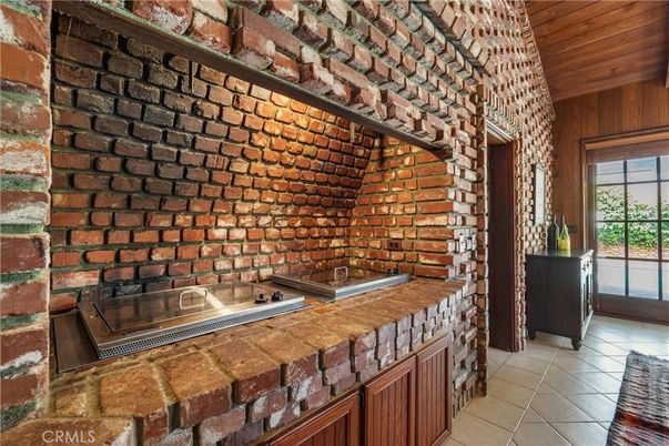 Bathroom, Interior, Stone Walls, Wooden Ceilings