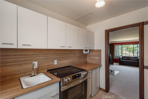 Interior, Kitchen, Stainless Steel Appliances, Wooden Walls
