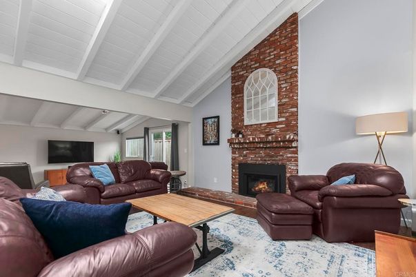 Fireplace, Interior, Living room, Stone Walls