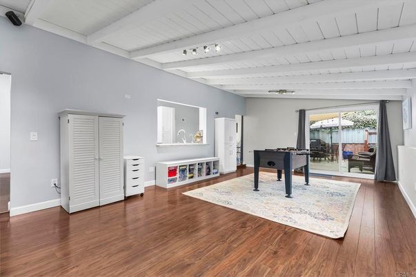 Game Room, Interior, Wood Texture Flooring
