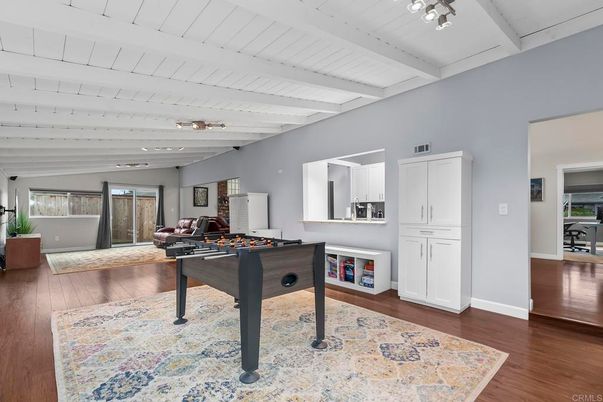 Game Room, Interior, Wood Texture Flooring