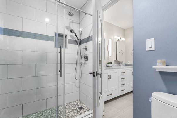 Bathroom, Glass Shower, Interior