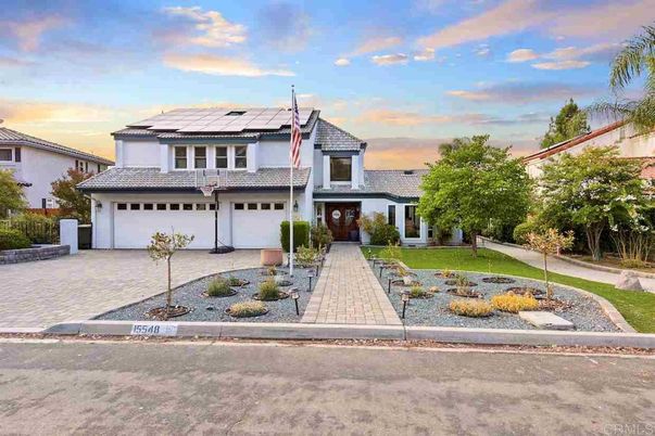 Attached, Exterior, Facade, Solar Panels, Mediterranean