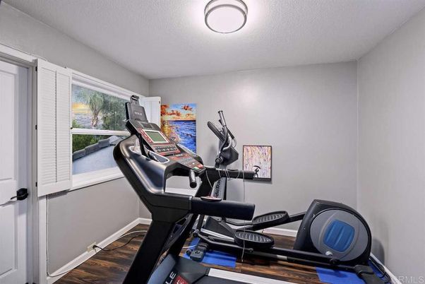 Fitness Equipment, Interior, Wood Texture Flooring