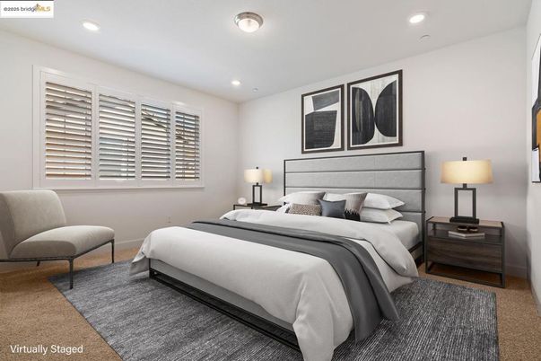 Bedroom, Interior, Recessed Lighting