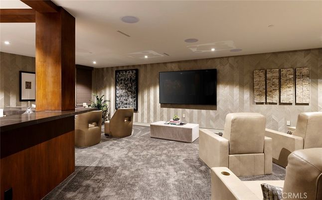 Interior, Recessed Lighting, Theatre Room