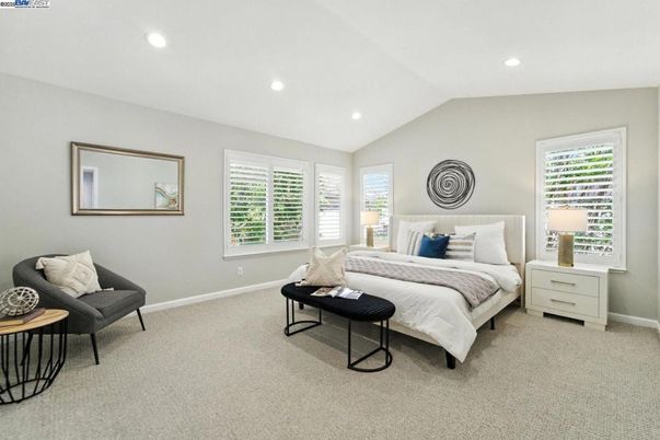 Bedroom, Interior, Recessed Lighting