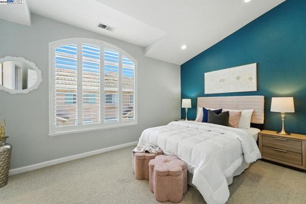 Bedroom, Interior, Recessed Lighting
