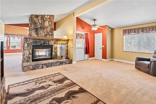 Fireplace, Interior, Stone Walls