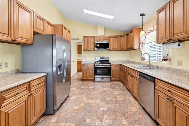 Interior, Kitchen, Pendant Lights, Stainless Steel Appliances
