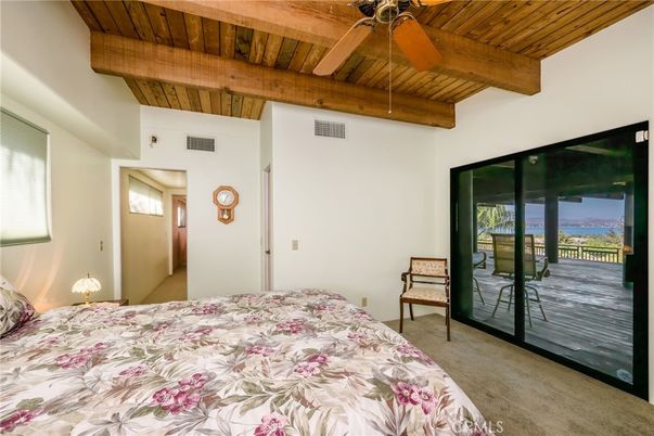 Bedroom, Interior, Water, Wooden Beams, Wooden Ceilings