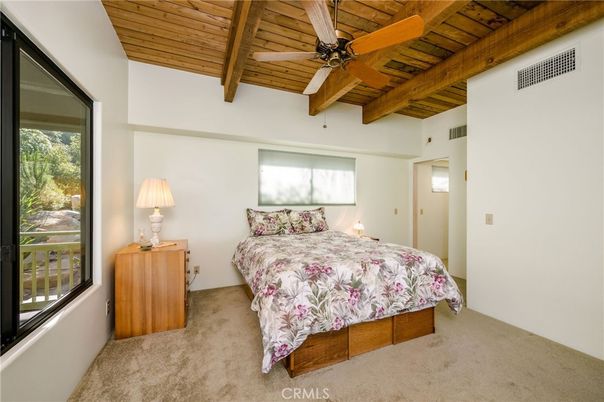 Bedroom, Interior, Wooden Beams, Wooden Ceilings