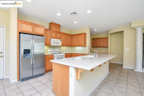 Interior, Kitchen, Recessed Lighting, Stainless Steel Appliances