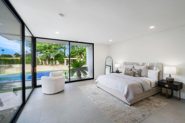 Bedroom, Interior, Recessed Lighting
