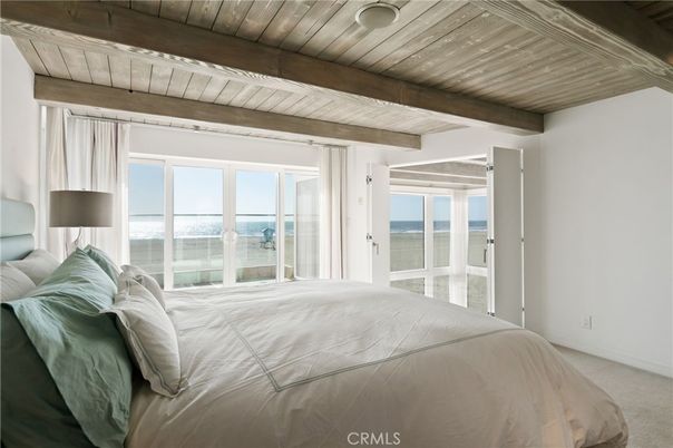 Bedroom, Interior, Water, Wooden Beams, Wooden Ceilings