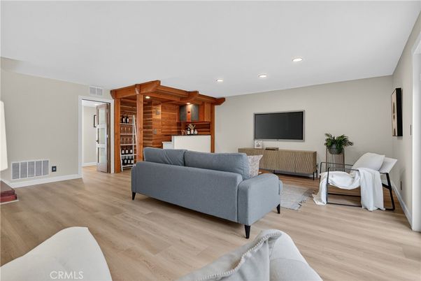 Interior, Living room, Recessed Lighting, Wooden Ceilings, Wood Texture Flooring, Wooden Walls