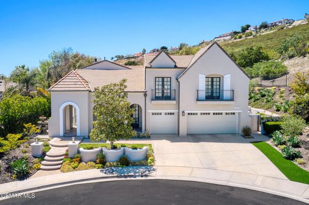 Attached, Exterior, Facade, Spanish Mediterranean