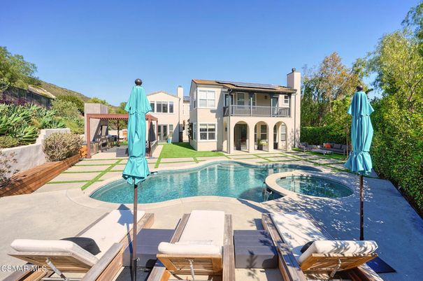 Exterior, Pool, Solar Panels
