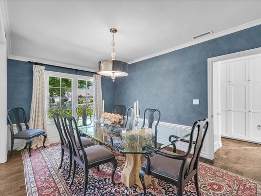 Dining room, Interior, Wood Texture Flooring