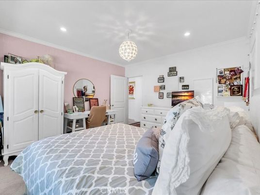 Bedroom, Home Office, Interior, Pendant Lights, Recessed Lighting