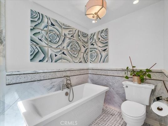 Bathroom, Free Standing Baths, Interior, Recessed Lighting