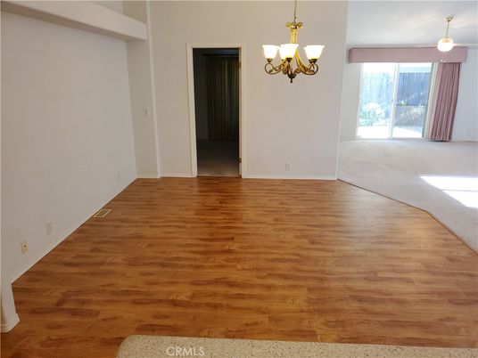Chandelier, Empty room, Interior, Wood Texture Flooring