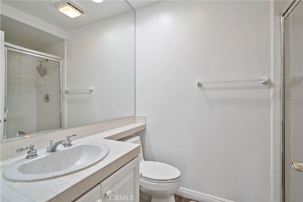 Bathroom, Glass Shower, Interior, Tile Countertops