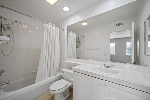 Bathroom, Interior, Recessed Lighting, Tile Countertops
