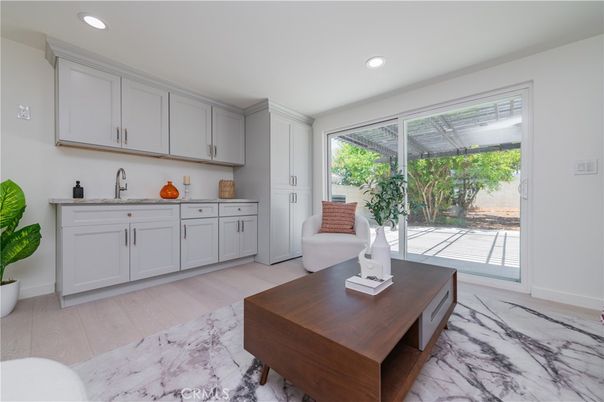 Interior, Marble, Recessed Lighting, Wood Texture Flooring