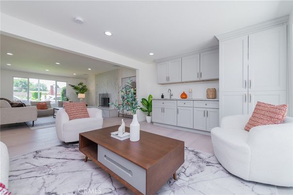 Interior, Living room, Marble, Recessed Lighting