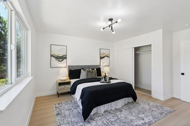 Bedroom, Interior, Wood Texture Flooring