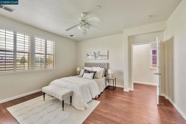 Bedroom, Interior, Wood Texture Flooring