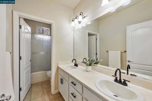 Bathroom, Dual Sink Vanities, Glass Shower, Interior