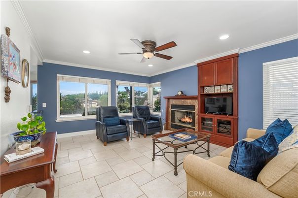 Fireplace, Interior, Living room, Recessed Lighting