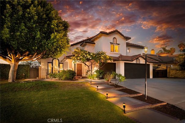 Attached, Backyard, Exterior, Facade, Mediterranean