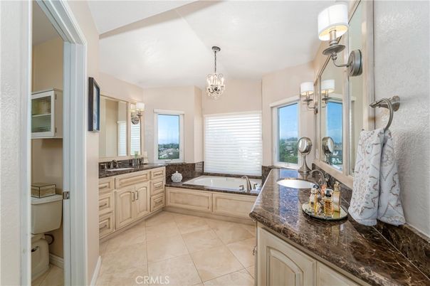 Bathroom, Chandelier, Dual Sink Vanities, Interior