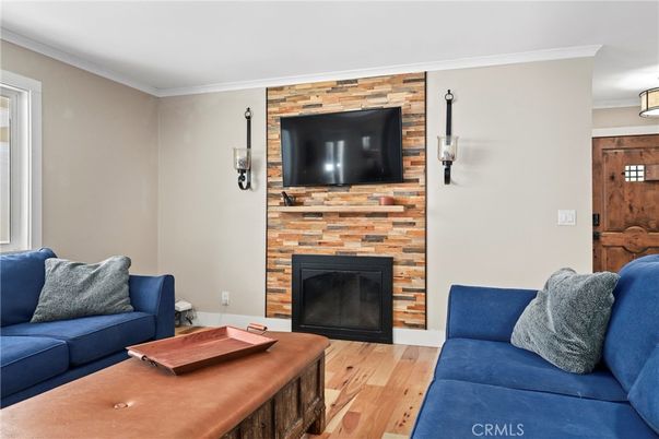 Fireplace, Interior, Living room, Wood Texture Flooring, Wooden Walls