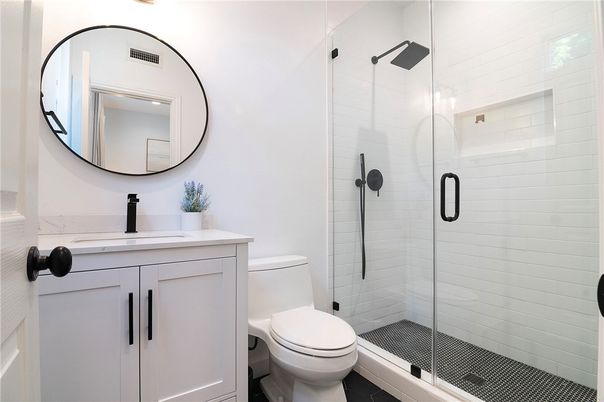Bathroom, Glass Shower, Interior