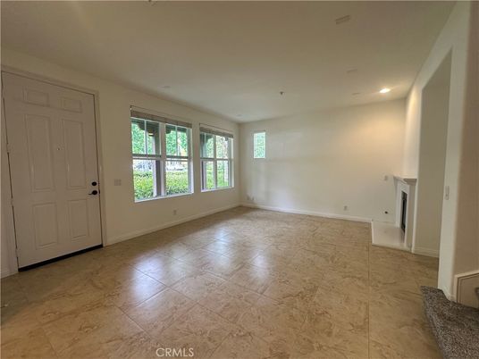 Empty room, Fireplace, Interior, Recessed Lighting