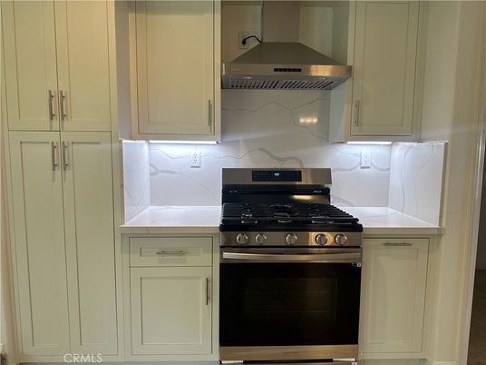 Interior, Kitchen, Marble Walls, Stainless Steel Appliances